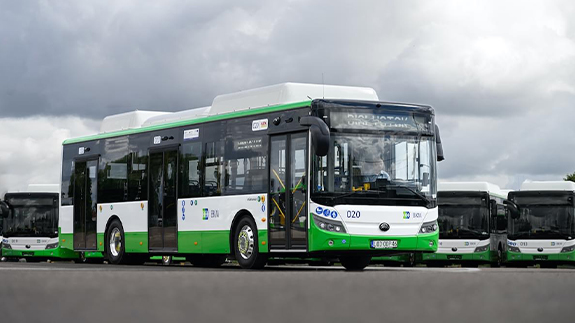 Электрические автобусы Yutong E12 появились в польском городе Белосток