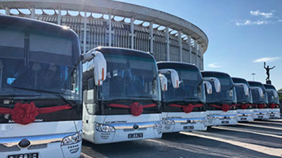 Yutong Bus предоставила 300 автобусов для обслуживания Чемпионата мира по футболу-2018