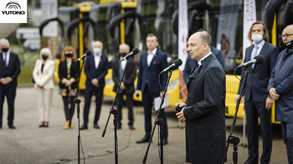 Первая партия электробусовYUTONG! Автобусы E10 YUTONG помогут Польше путешествием с низким содержанием углерода