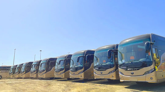 550 автобусов Yutong последовательно поставлены в Саудовскую Аравию