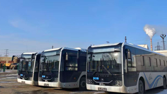 Компания «Вебас» города Экибастуз передала 5 новых автобусов Yutong, содействуя обновлению городского транспорта