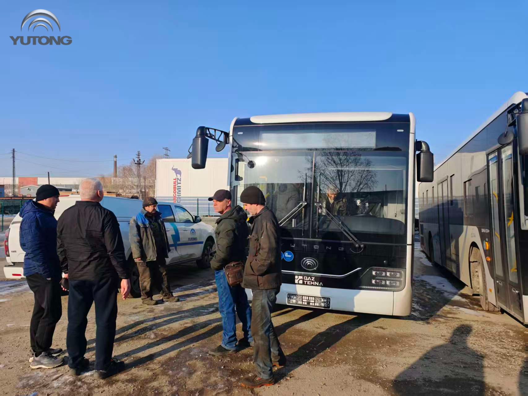 Компания «Вебас» города Экибастуз передала 5 новых автобусов Yutong, содействуя обновлению городского транспорта