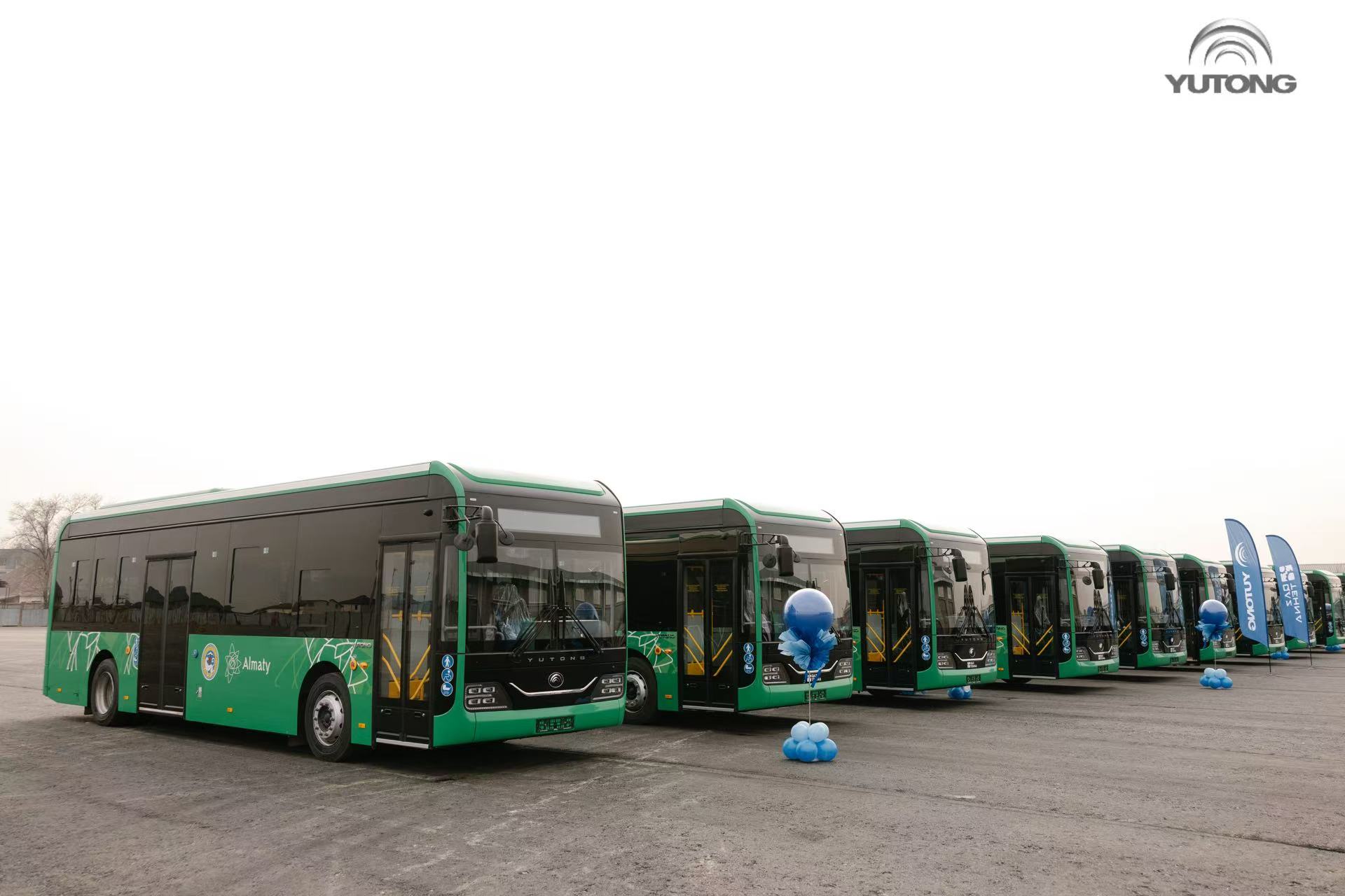 Автобусы Yutong ZK6116BEVG стабильно эксплуатируются на маршруте №9 в Алматы Автобусы Yutong ZK6116BEVG стабильно эксплуатируются на маршруте №9 в Алматы