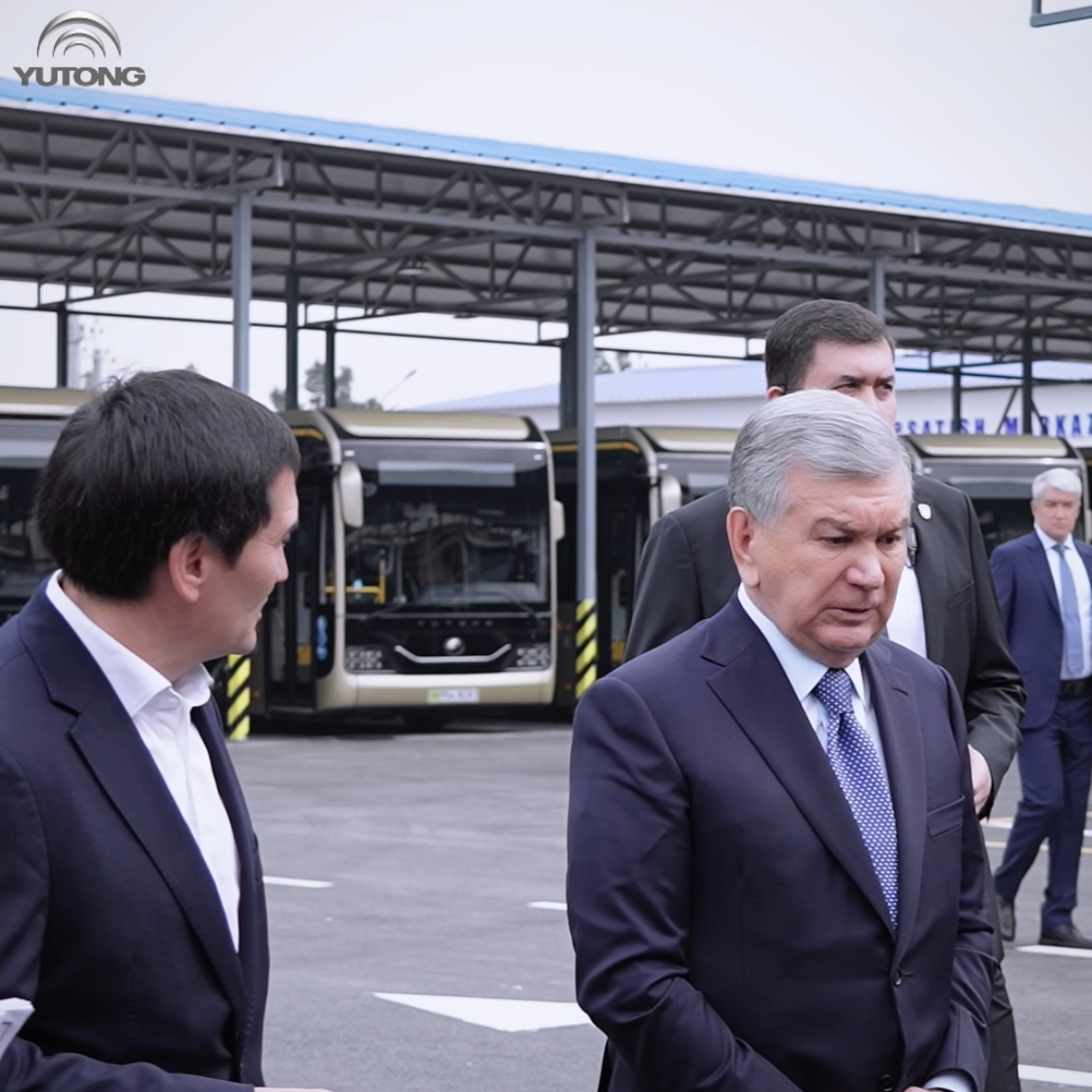 Самарканд встречает новую партию электробусов Yutong: «зелёный» транспорт способствует развитию городов Центральной Азии Самарканд встречает новую партию электробусов Yutong: «зелёный» транспорт способствует развитию городов Центральной Азии