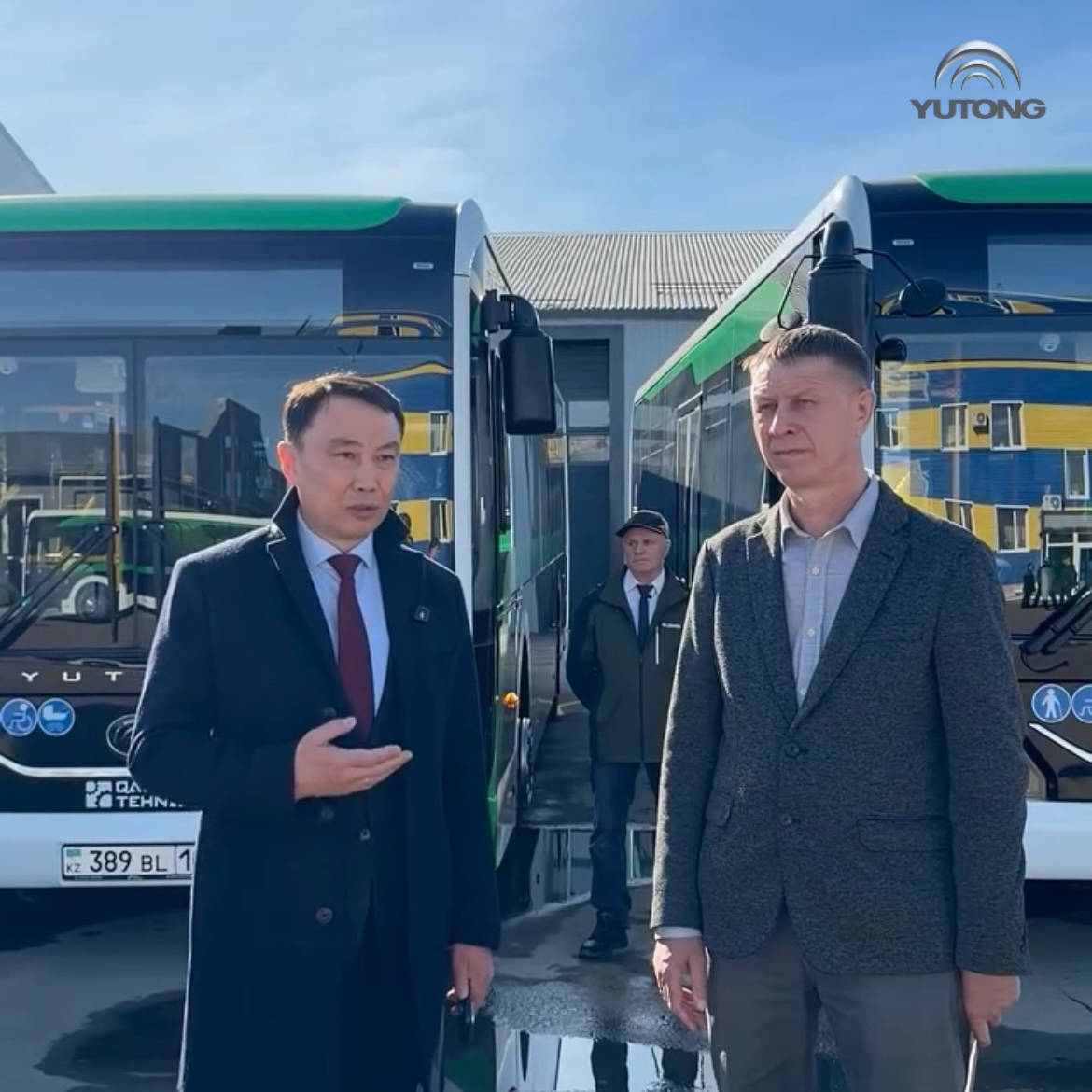 12 новых автобусов Yutong вышли на линии в Костанае 12 новых автобусов Yutong вышли на линии в Костанае