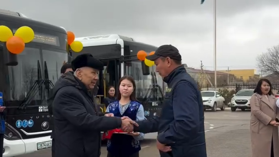 На маршруте Мангистау – Баянды в Казахстане начали курсировать автобусы Yutong