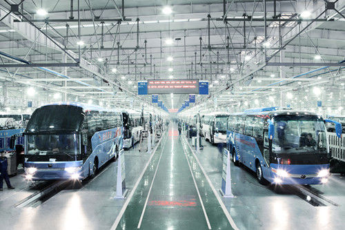 Продажа автобусов Ютонг в 2015г. 67 тысяч шт., рост на 9%