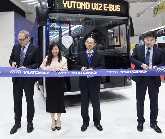Yutong, сияющий на Busworld в Бельгии, ведущий тренд новой энергии