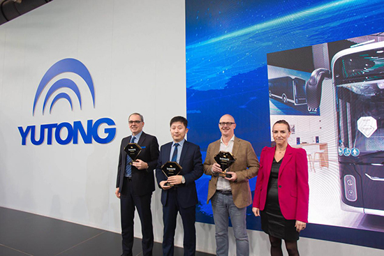 Yutong, сияющий на Busworld в Бельгии, ведущий тренд новой энергии