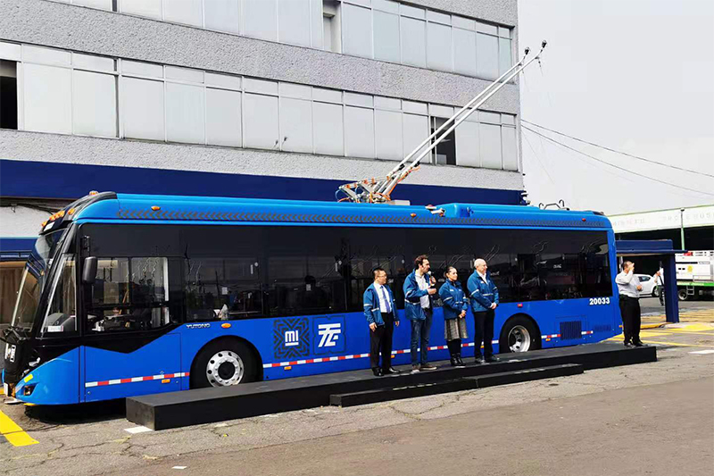 63 троллейбуса с двумя источниками Yutong открывают новую страницу в поездках на экологически чистом транспорте в Мехико