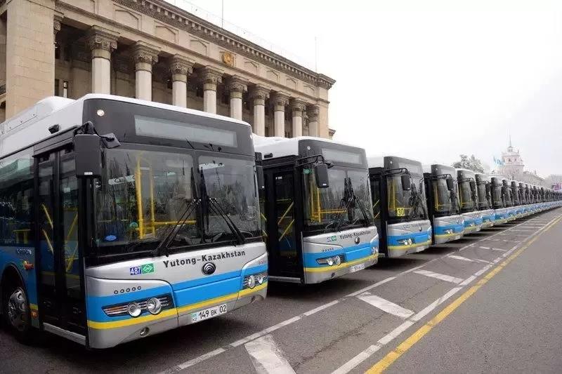 100 электробусов Yutong экспортированы в Казахстан
