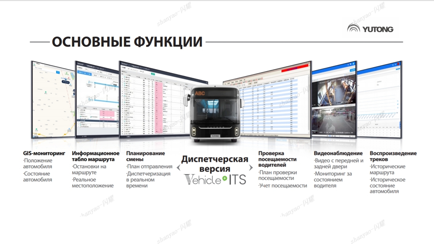 Технология интернета транспортных средств Yutong（icard）