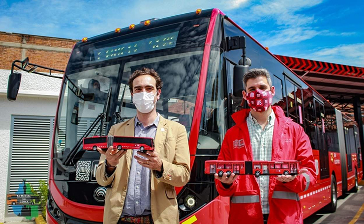 Yutong играет главную роль! Первый в мире проект электрической BRT длиной 18м с высокой платформой реализовался в Мексике